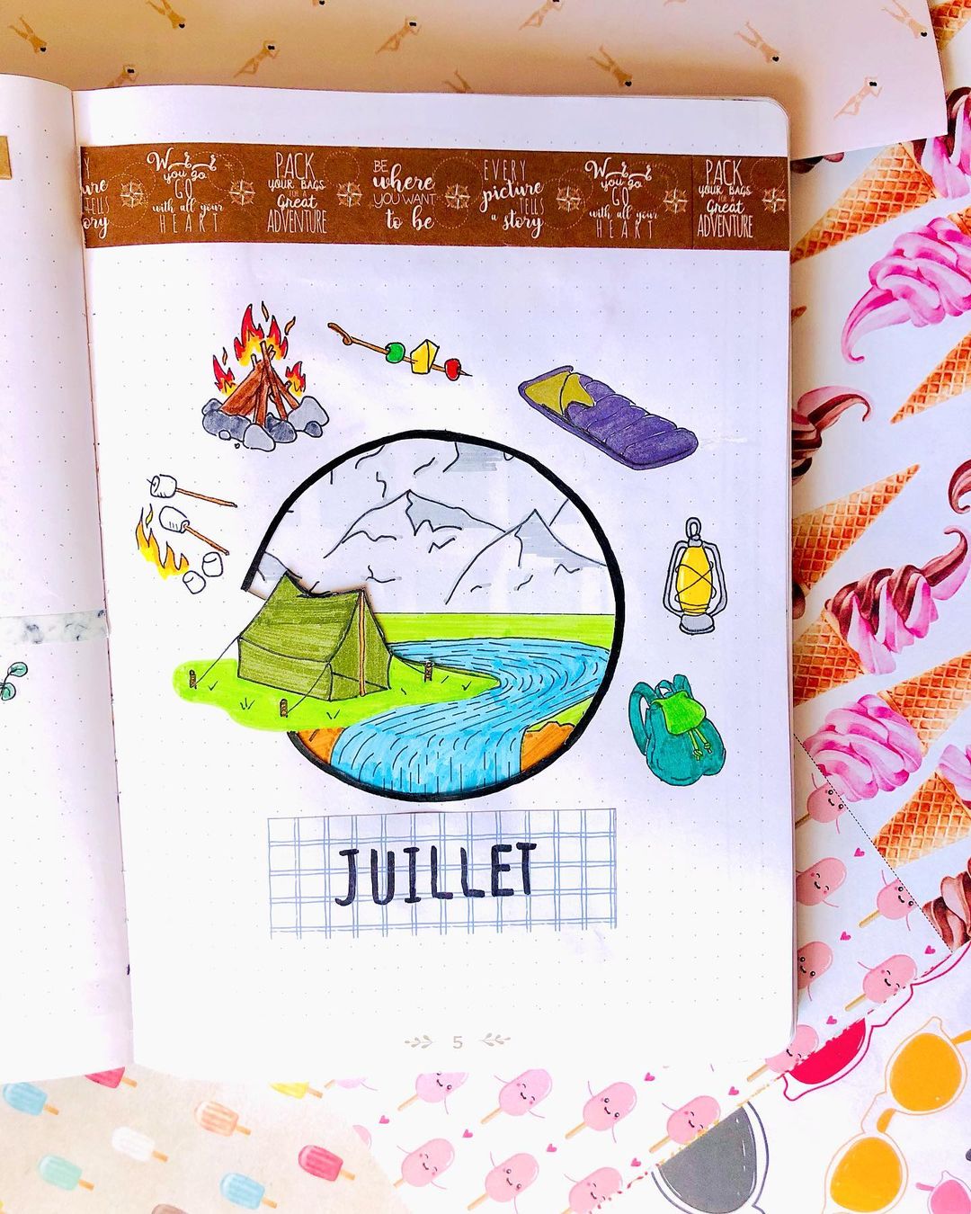 34 Creative July Bullet Journal Spread Ideas to inspire your July - The ...